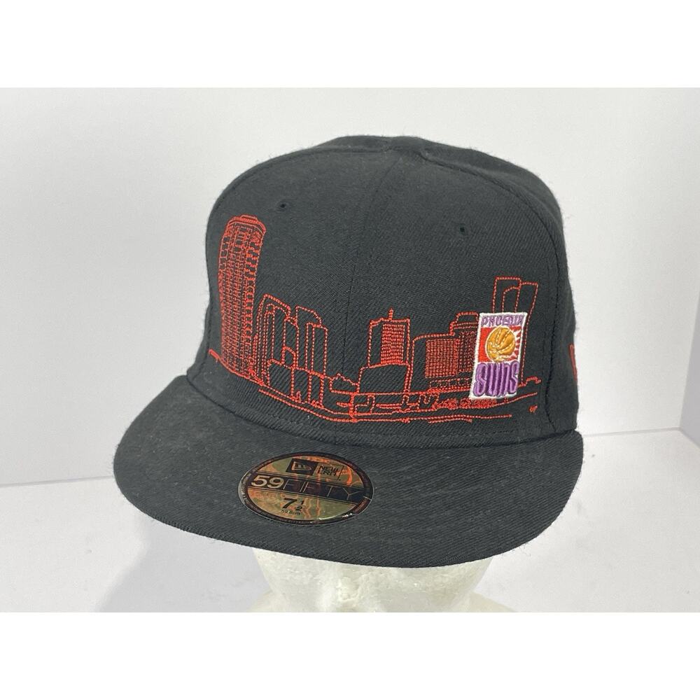 Phoenix Suns Skyline Hat Hardwood Classic Fitted 7.5 Embroidered 59fifty